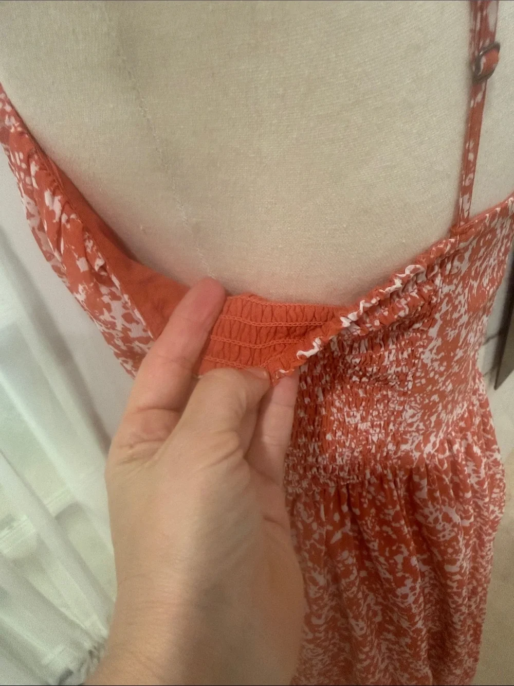 Abercrombie & Fitch Rust Floral Maxi Dress